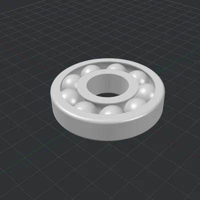 Vòng bi in 3D (3D Printable Bearing) - Mô hình cơ khí in trực tiếp