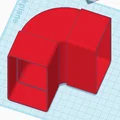 Ống thông gió chữ nhật 110x55mm góc 90° dạng đứng (Upright) - Bản cập nhật - Thumbnail 2