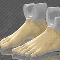 Bộ bàn chân người cho Dummy 13 và Lucky 13 - Phụ kiện 3D độc đáo - Thumbnail 1