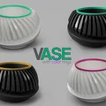 Chậu cây 3D hiện đại với vòng trang trí đổi màu linh hoạt - Thumbnail 3
