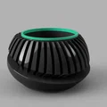 Chậu cây 3D hiện đại với vòng trang trí đổi màu linh hoạt - Thumbnail 4