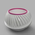 Chậu cây 3D hiện đại với vòng trang trí đổi màu linh hoạt - Thumbnail 6