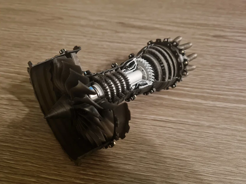 Jet Engine 40% scale – Động cơ phản lực tỉ lệ 40% (in resin) - Image 3