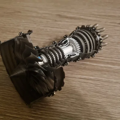 Jet Engine 40% scale – Động cơ phản lực tỉ lệ 40% (in resin)