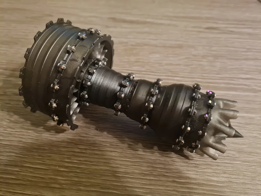 Jet Engine 40% scale – Động cơ phản lực tỉ lệ 40% (in resin) - Image 4