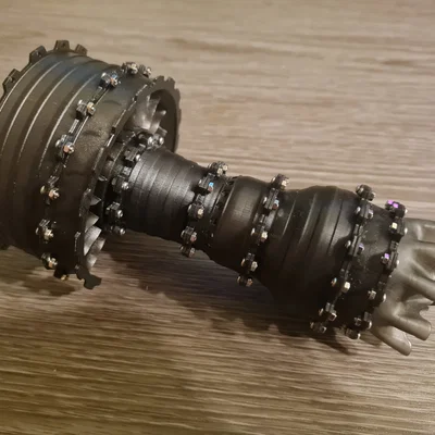 Jet Engine 40% scale – Động cơ phản lực tỉ lệ 40% (in resin)