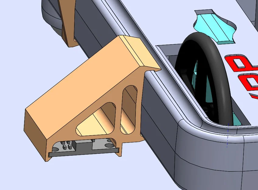 Ngàm gắn cảm biến Odometry cho robot XRP - Phụ kiện in 3D - Image 1