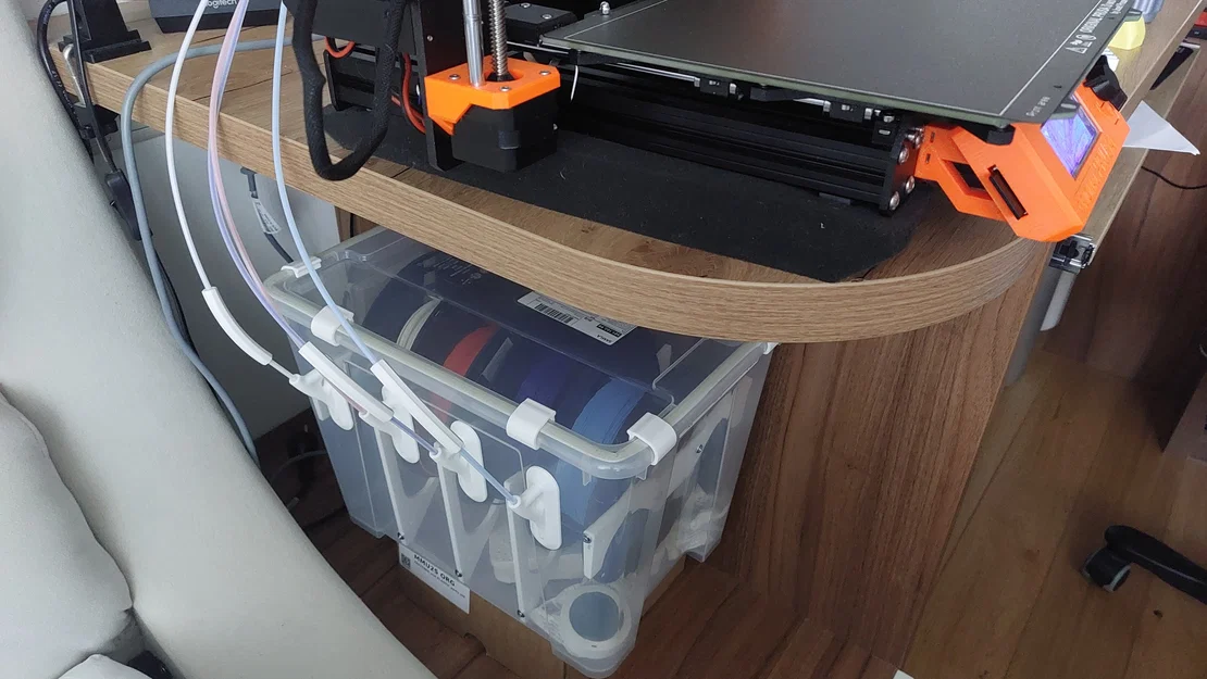 Samla 22L All-in-One: Hộp sấy nhựa đa năng, tích hợp bộ tự cuốn cho 4 cuộn nhựa - Image 3