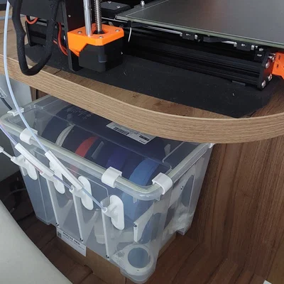 Samla 22L All-in-One: Hộp sấy nhựa đa năng, tích hợp bộ tự cuốn cho 4 cuộn nhựa
