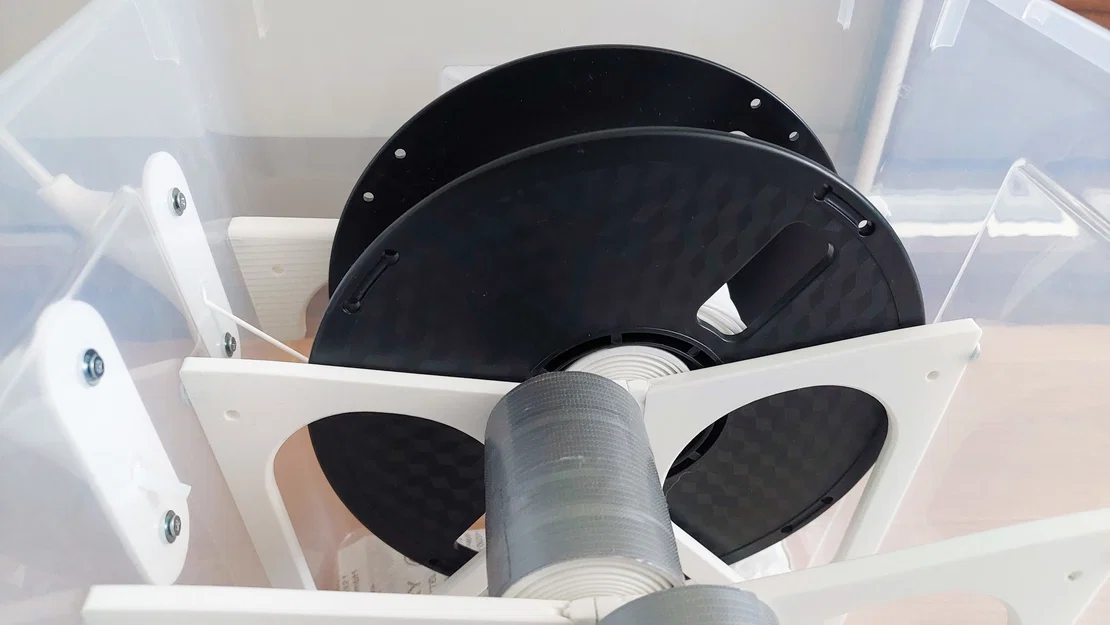 Samla 22L All-in-One: Hộp sấy nhựa đa năng, tích hợp bộ tự cuốn cho 4 cuộn nhựa - Image 27