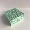 Hộp đựng đồ nhỏ nắp trượt với hoa văn organic độc đáo - Thumbnail 3