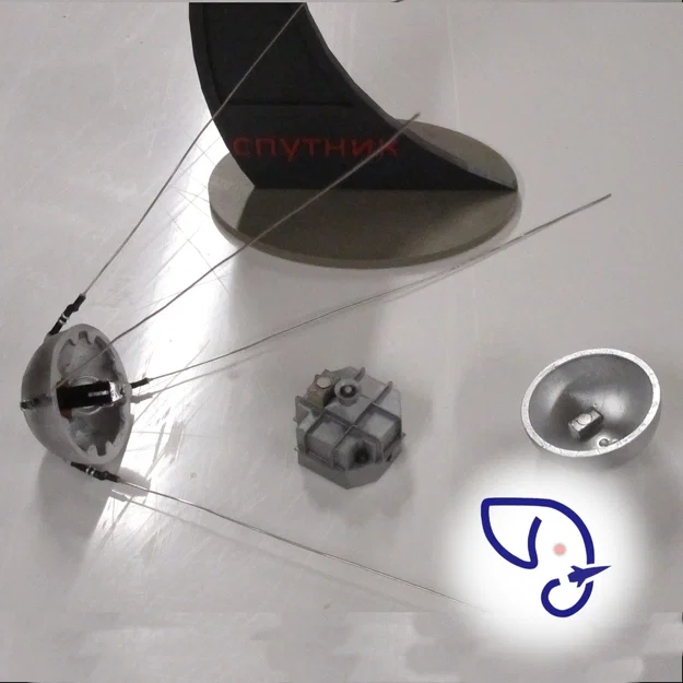 Mô hình SPUTNIK 1 tỉ lệ 1/12 - Image 2