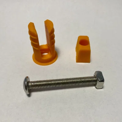 Tắc kê nở 3D cố định nắp bồn cầu (19mm) - Giải pháp DIY chắc chắn