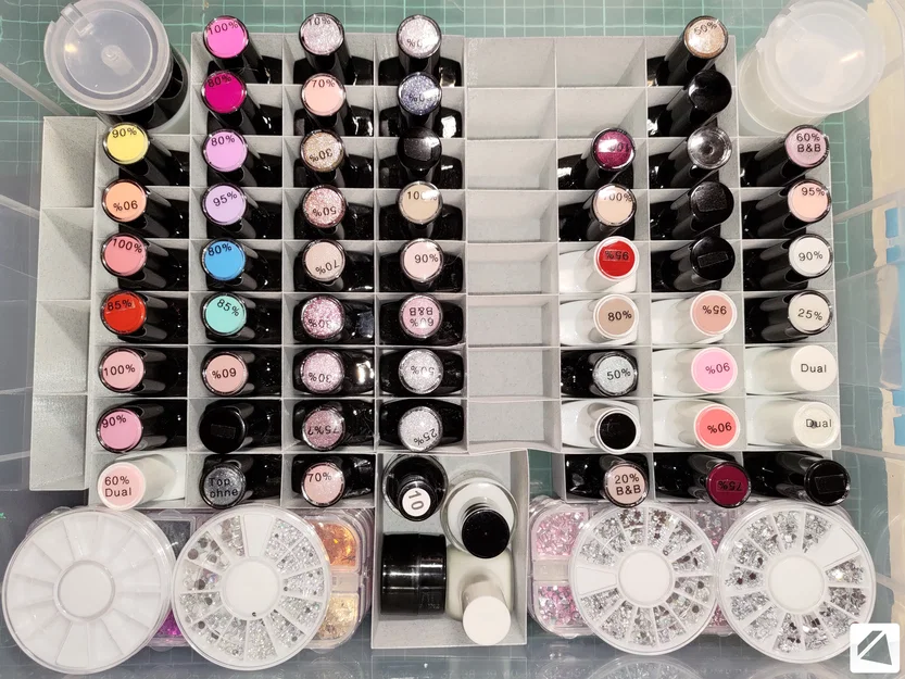 Khay chia sắp xếp sơn móng Jolifin Shellack - Image 2