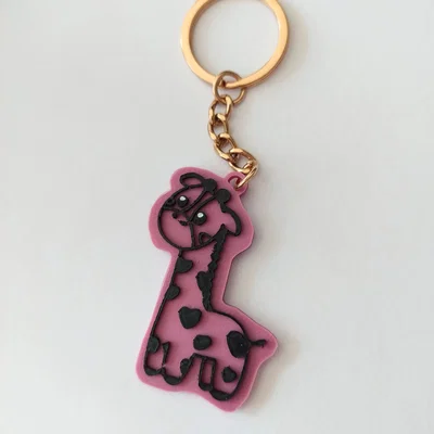 Móc khóa hươu cao cổ nhỏ nhắn đáng yêu (Giraffe Keychain)