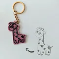 Móc khóa hươu cao cổ nhỏ nhắn đáng yêu (Giraffe Keychain) - Thumbnail 3