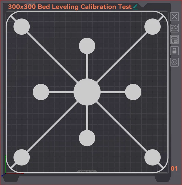 Công cụ kiểm tra cân bàn in 3D 300x300mm hiệu quả - Image 1