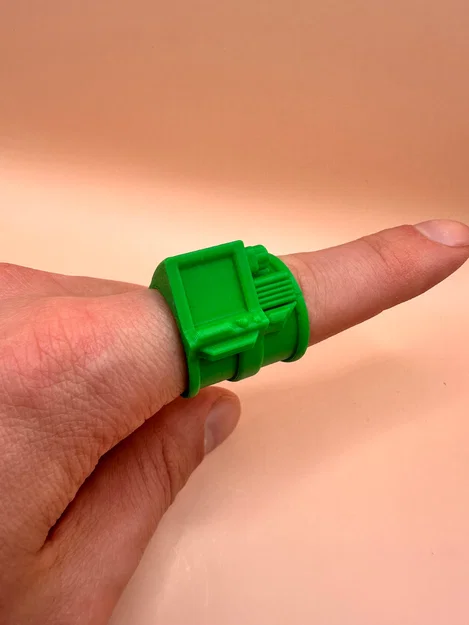 Nhẫn Pip-Boy Ring 2000 MK Mini - Món đồ chơi Fidget độc đáo cho game thủ - Image 1