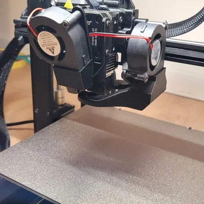 Ống gió quạt 5020 cho ENDER 3 V3 SE (Fan Duct)