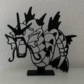 Mô hình trang trí Gyarados Pokemon dạng Line Art in 3D cực đẹp - Thumbnail 2