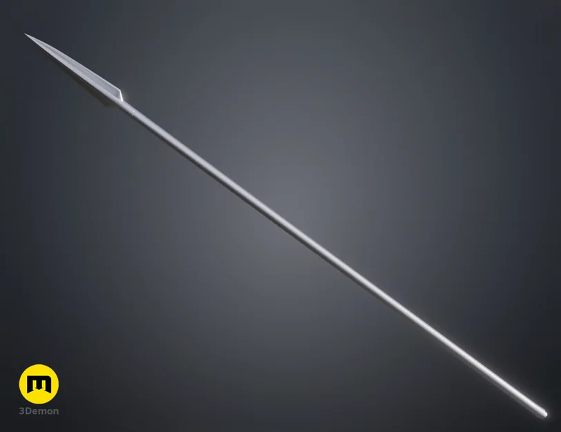 Mẫu in 3D Mandalorian Beskar Spear (STL/OBJ) lắp ráp - Image 3