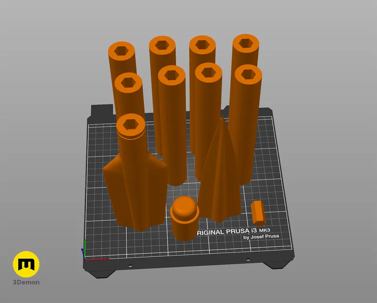 Mẫu in 3D Mandalorian Beskar Spear (STL/OBJ) lắp ráp - Image 5