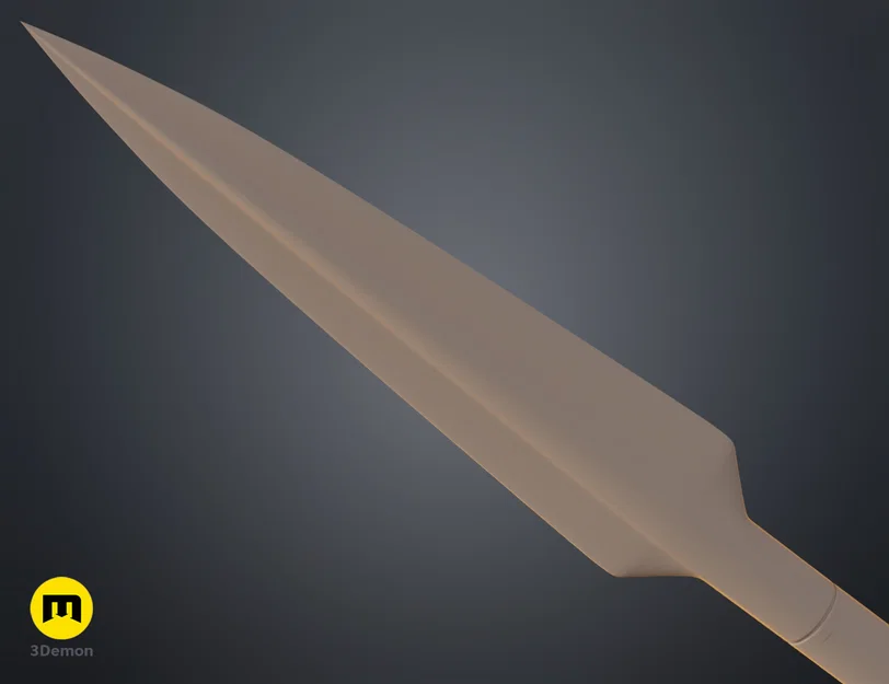Mẫu in 3D Mandalorian Beskar Spear (STL/OBJ) lắp ráp - Image 6