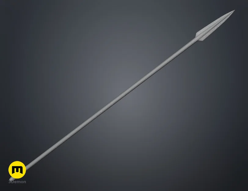 Mẫu in 3D Mandalorian Beskar Spear (STL/OBJ) lắp ráp - Image 10