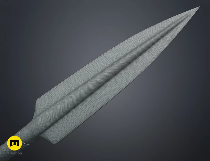 Mẫu in 3D Mandalorian Beskar Spear (STL/OBJ) lắp ráp - Image 11