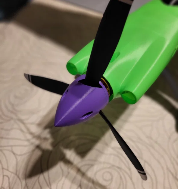 "2" - Spinner 51mm RC 3 cánh cho 3dLabPrint Zivko Edge 540 48" - Image 1