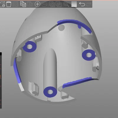 "2" - Spinner 51mm RC 3 cánh cho 3dLabPrint Zivko Edge 540 48"
