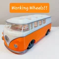 Xe VW Bus để cắm bút/dụng cụ, bánh xe chạy được (tối ưu Prusa Mini) - Thumbnail 1