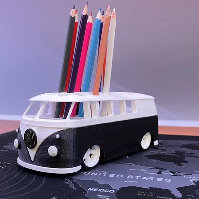 VW Bus Marker Holder – Giá Cắm Bút/Marker Phong Cách VW Bus Cổ