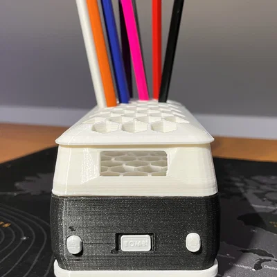 VW Bus Marker Holder – Giá Cắm Bút/Marker Phong Cách VW Bus Cổ