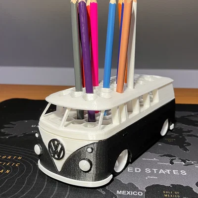 VW Bus Marker Holder – Giá Cắm Bút/Marker Phong Cách VW Bus Cổ