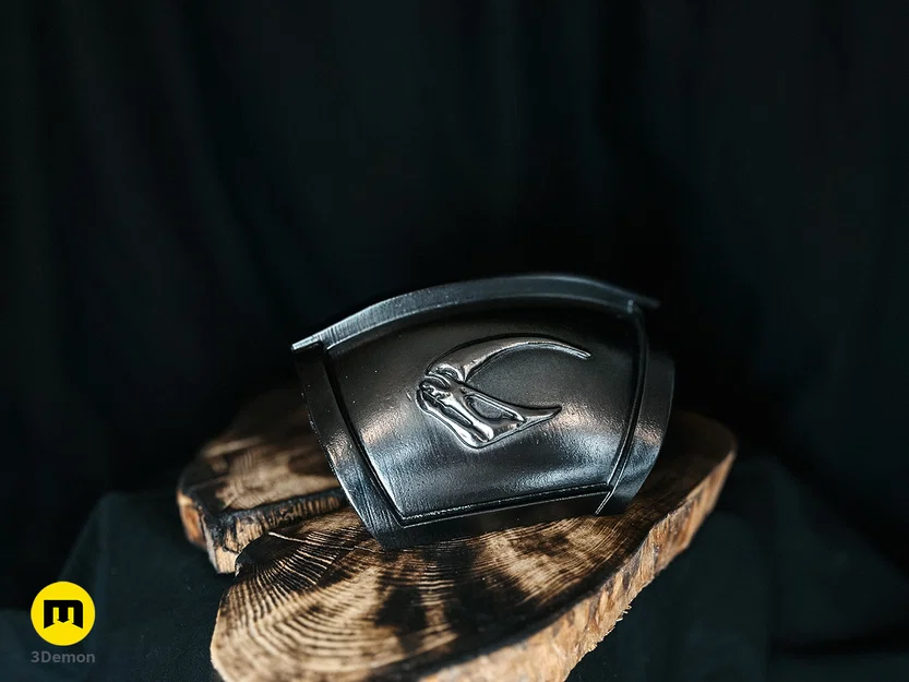 Giáp vai Mandalorian Mudhorn signet (file in 3D STL/OBJ) - Image 2