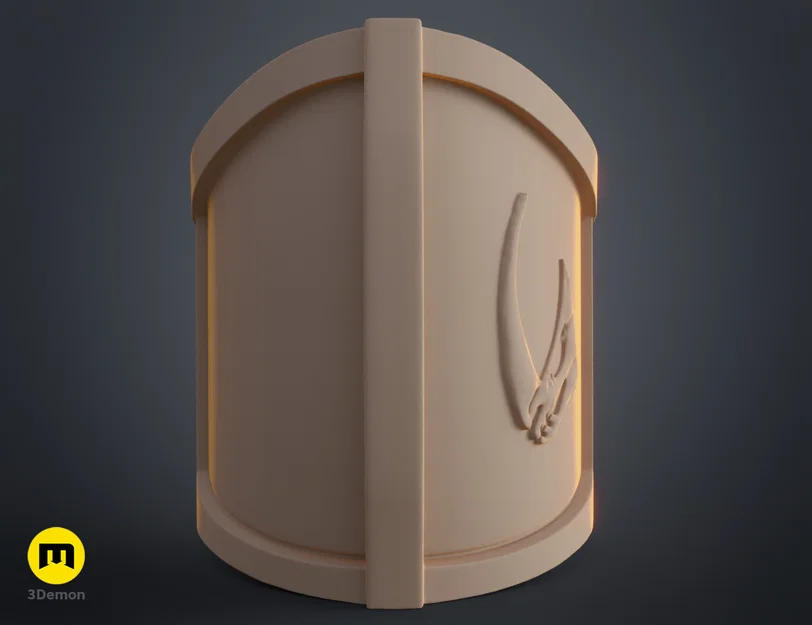 Giáp vai Mandalorian Mudhorn signet (file in 3D STL/OBJ) - Image 10