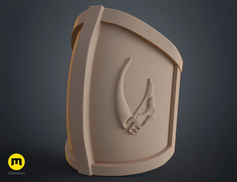 Giáp vai Mandalorian Mudhorn signet (file in 3D STL/OBJ) - Image 11