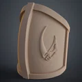 Giáp vai Mandalorian Mudhorn signet (file in 3D STL/OBJ) - Thumbnail 11