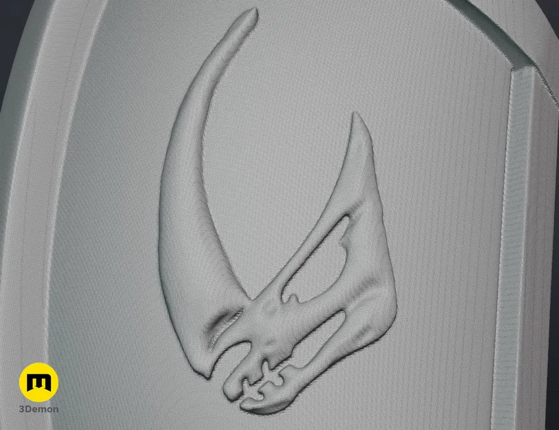 Giáp vai Mandalorian Mudhorn signet (file in 3D STL/OBJ) - Image 14
