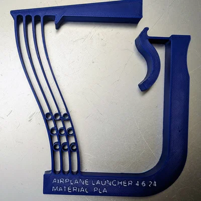 Bệ phóng máy bay giấy in 3D một mảnh (One-piece Paper Airplane Launcher)