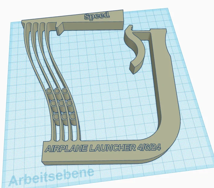 Súng bắn máy bay giấy (Airplane Launcher) in 3D siêu mạnh - Image 1