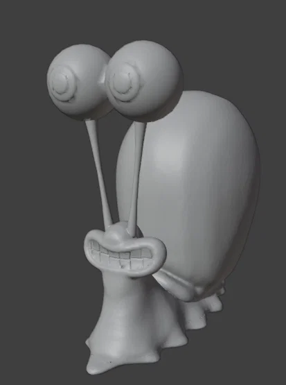 Mô hình 3D chú ốc sên Gary (SpongeBob SquarePants) cực đẹp - Image 1