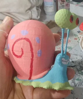 Mô hình 3D chú ốc sên Gary (SpongeBob SquarePants) cực đẹp - Image 4