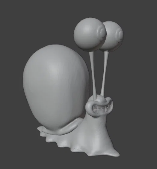 Mô hình 3D chú ốc sên Gary (SpongeBob SquarePants) cực đẹp - Image 5