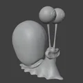 Mô hình 3D chú ốc sên Gary (SpongeBob SquarePants) cực đẹp - Thumbnail 5