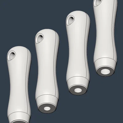 Cán cầm tay 100mm cho dũa và dụng cụ - File thiết kế 3D tùy chỉnh