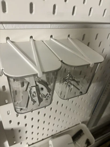 Ngàm cố định nắp hộp IKEA SKÅDIS - Phụ kiện 3D tiện ích - Image 1