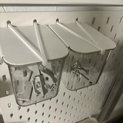Ngàm cố định nắp hộp IKEA SKÅDIS - Phụ kiện 3D tiện ích