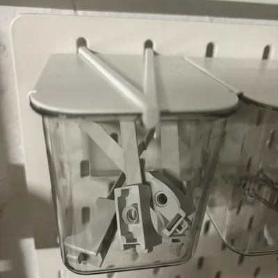 Ngàm cố định nắp hộp IKEA SKÅDIS - Phụ kiện 3D tiện ích
